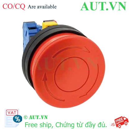 Ảnh của Công tắc dừng khẩn cấp  ( có khối tiếp điểm tháo rời) IDEC HW1B-V511R 