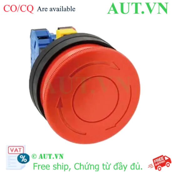 Ảnh của Công tắc dừng khẩn cấp  ( có khối tiếp điểm tháo rời) IDEC HW1B-V511R 
