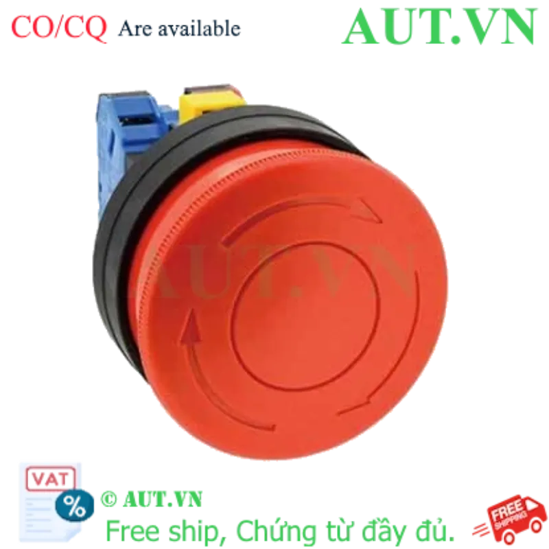 Ảnh của Công tắc dừng khẩn cấp  ( có khối tiếp điểm tháo rời) IDEC HW1B-V511R 