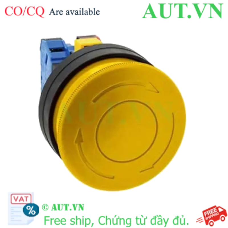 Ảnh của Công tắc dừng khẩn cấp  ( có khối tiếp điểm tháo rời) IDEC HW1B-V511Y 