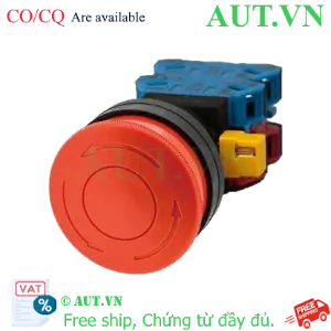 Ảnh của Công tắc dừng khẩn cấp  ( có khối tiếp điểm tháo rời) IDEC HW1B-V522R 