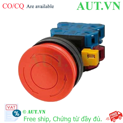 Ảnh của Công tắc dừng khẩn cấp  ( có khối tiếp điểm tháo rời) IDEC HW1B-V522R 