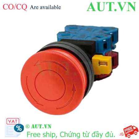 Ảnh của Công tắc dừng khẩn cấp  ( có khối tiếp điểm tháo rời) IDEC HW1B-V522R 