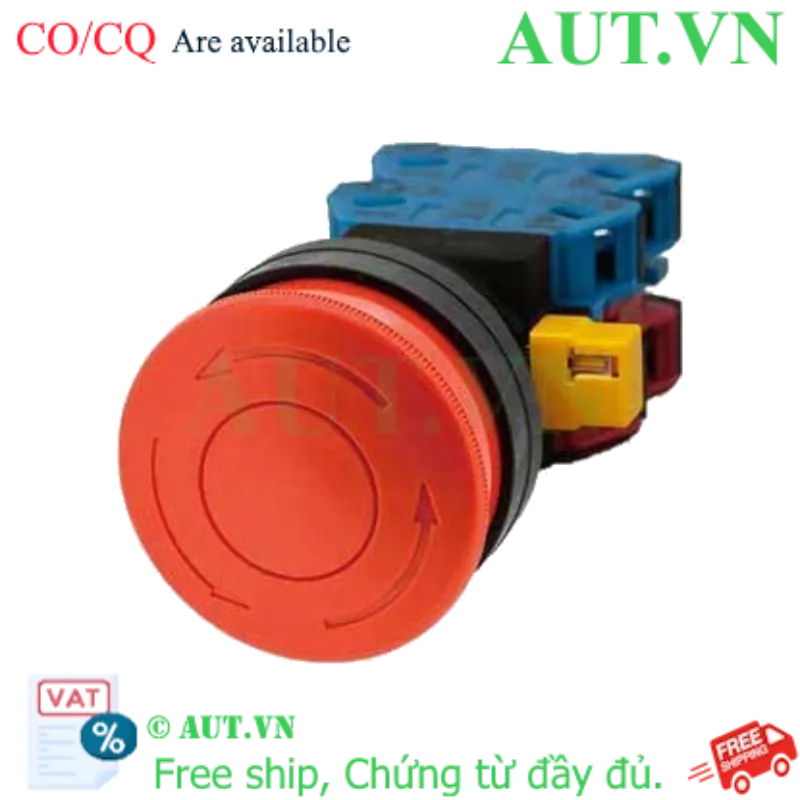Ảnh của Công tắc dừng khẩn cấp  ( có khối tiếp điểm tháo rời) IDEC HW1B-V522R 