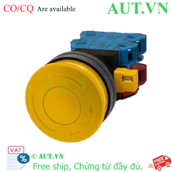 Ảnh của Công tắc dừng khẩn cấp  ( có khối tiếp điểm tháo rời) IDEC HW1B-V522Y 