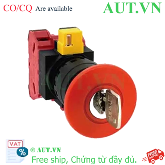 Ảnh của Công tắc dừng khẩn cấp  ( có khối tiếp điểm tháo rời) IDEC HW1B-X402R 