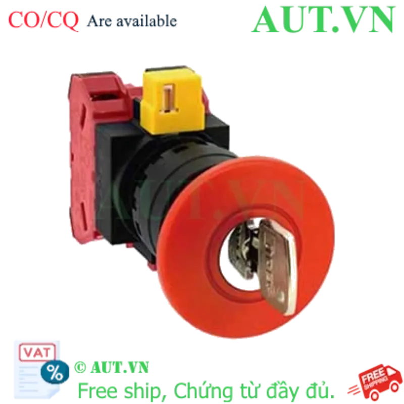 Ảnh của Công tắc dừng khẩn cấp  ( có khối tiếp điểm tháo rời) IDEC HW1B-X402R 