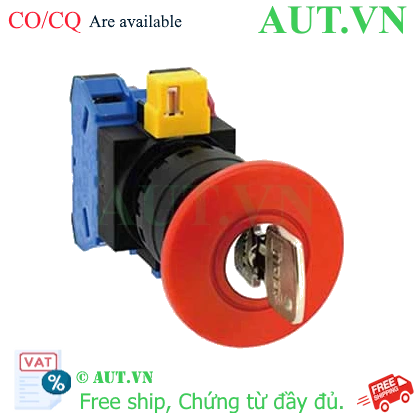 Ảnh của Công tắc dừng khẩn cấp  ( có khối tiếp điểm tháo rời) IDEC HW1B-X411R 