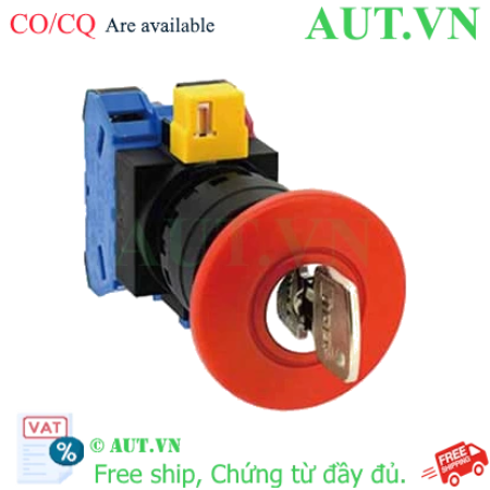 Ảnh của Công tắc dừng khẩn cấp  ( có khối tiếp điểm tháo rời) IDEC HW1B-X411R 