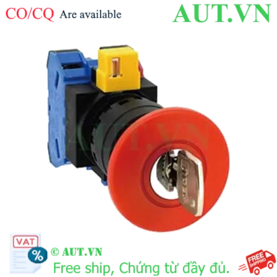 Ảnh của Công tắc dừng khẩn cấp  ( có khối tiếp điểm tháo rời) IDEC HW1B-X411R 