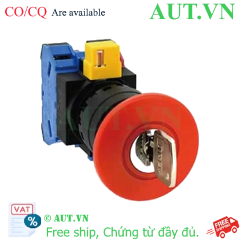 Ảnh của Công tắc dừng khẩn cấp  ( có khối tiếp điểm tháo rời) IDEC HW1B-X411R 