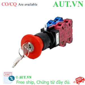Ảnh của Công tắc dừng khẩn cấp  ( có khối tiếp điểm tháo rời) IDEC HW1B-X422R 