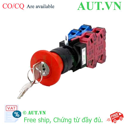Ảnh của Công tắc dừng khẩn cấp  ( có khối tiếp điểm tháo rời) IDEC HW1B-X422R 