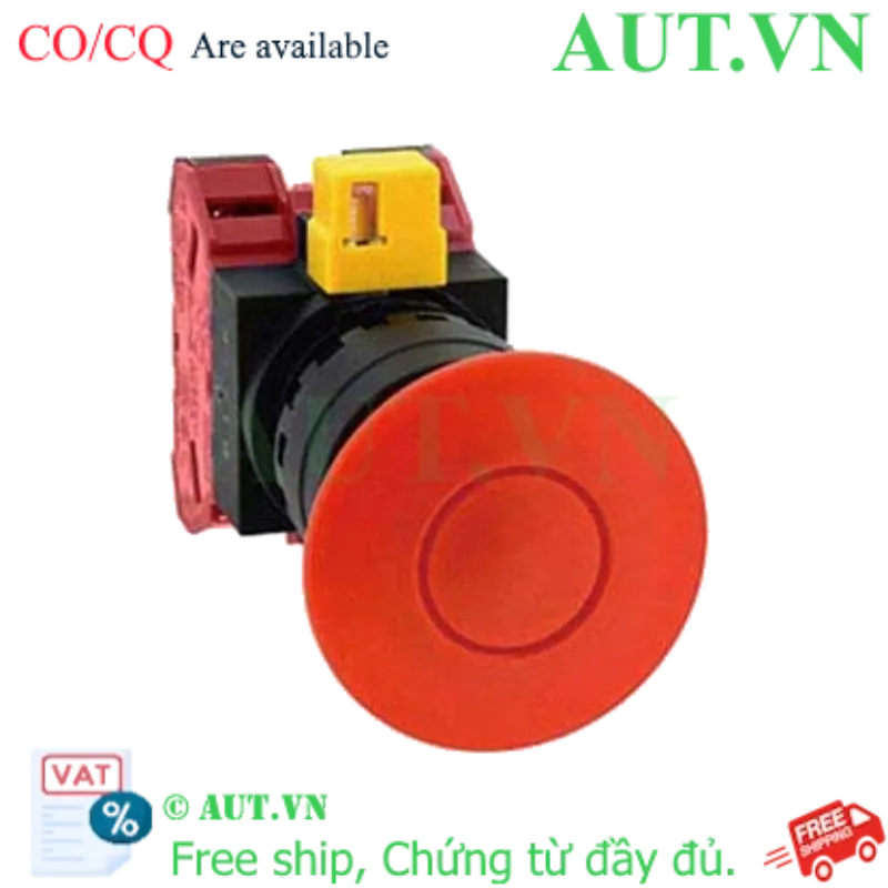 Ảnh của Công tắc dừng khẩn cấp  ( có khối tiếp điểm tháo rời) IDEC HW1B-Y202R 