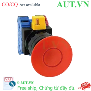 Ảnh của Công tắc dừng khẩn cấp  ( có khối tiếp điểm tháo rời) IDEC HW1B-Y211R 