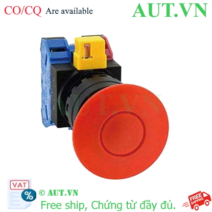 Ảnh của Công tắc dừng khẩn cấp  ( có khối tiếp điểm tháo rời) IDEC HW1B-Y211R 