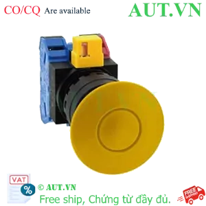 Ảnh của Công tắc dừng khẩn cấp  ( có khối tiếp điểm tháo rời) IDEC HW1B-Y211Y 