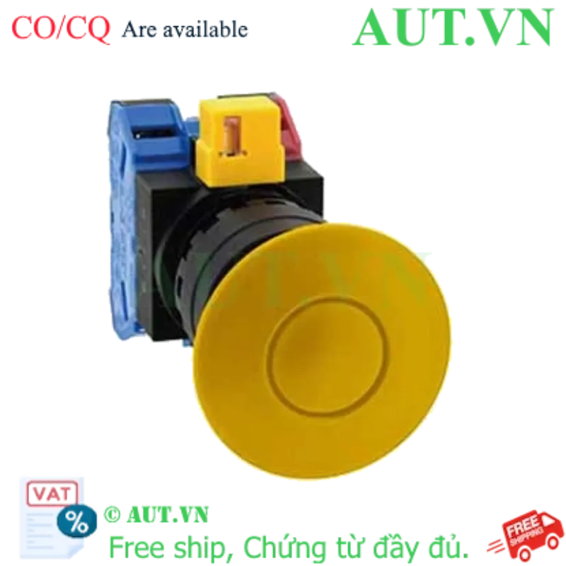 Ảnh của Công tắc dừng khẩn cấp  ( có khối tiếp điểm tháo rời) IDEC HW1B-Y211Y 