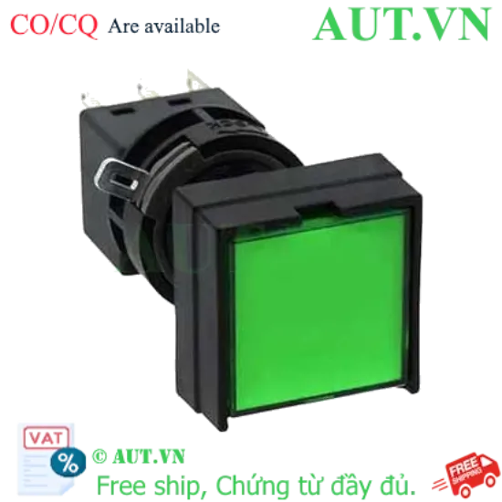 Ảnh của Công tắc LED nhấn nhả HA2L-M1C24G IDEC, 24VAC/DC, D16