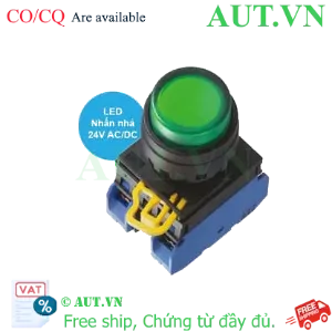 Ảnh của Công tắc LED nhấn nhả YW1L-M2E20Q4G IDEC, xanh, mới