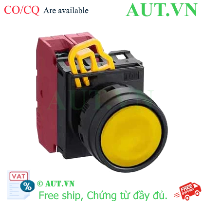 Ảnh của Công tắc nhấn giữ IDEC YW1B-A1E02Y, D22, 2NC, vàng