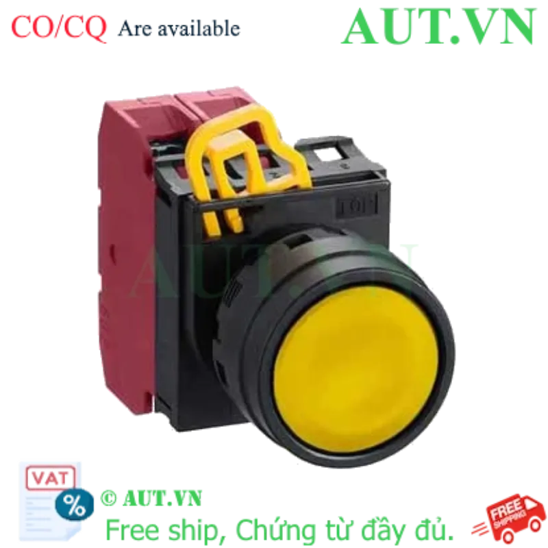 Ảnh của Công tắc nhấn giữ IDEC YW1B-A1E02Y, D22, 2NC, vàng