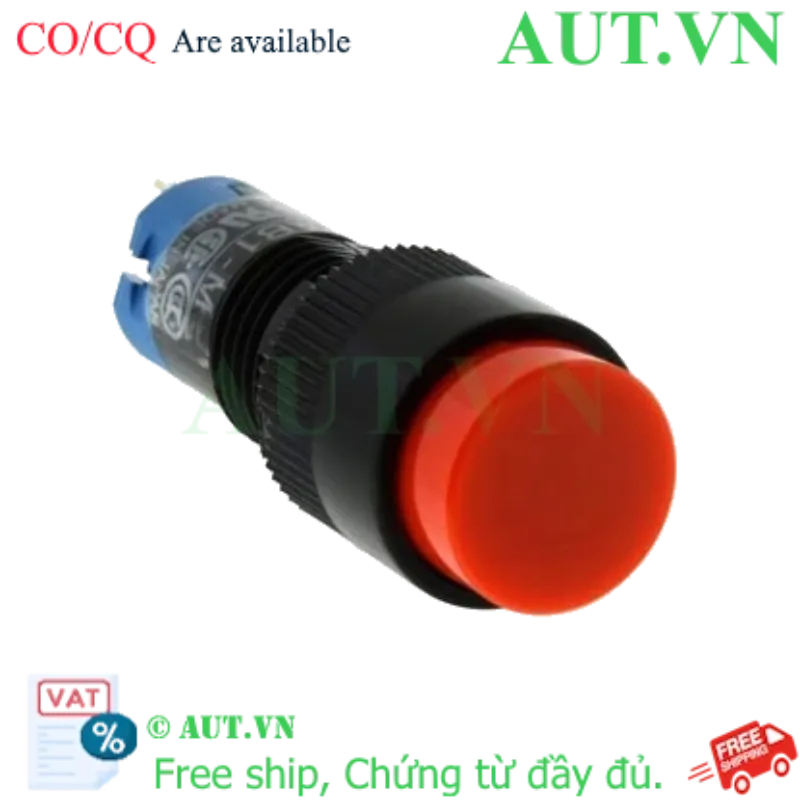 Ảnh của Công tắc nhấn nhả AB1M-M1R IDEC, D10, 1NO+1NC, hàng mới