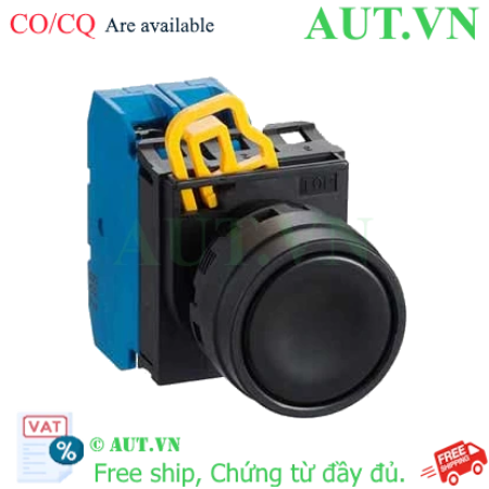 Ảnh của Công tắc nút nhấn YW1B-M1E20B IDEC, 2NO, đen, đẹp