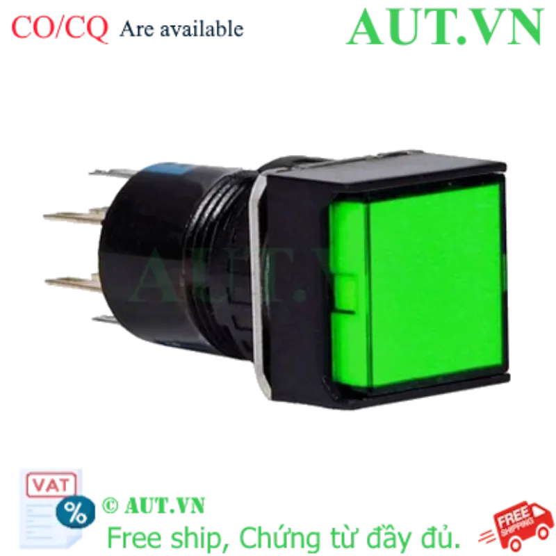 Ảnh của Đèn báo 24V AL6Q-P4GC IDEC, 24VAC, 24VDC, màu xanh lá cây