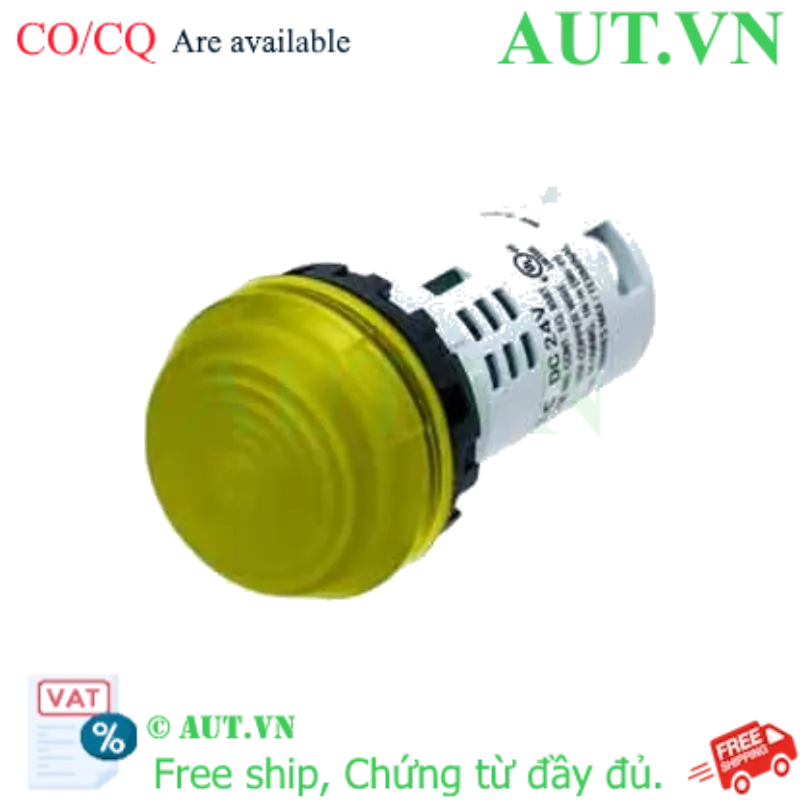 Ảnh của Đèn báo IDEC AP22M-2Q4Y 24VDC D22 (Vàng)