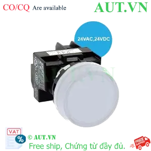 Ảnh của Đèn báo IDEC YW1P-1BEQ4PW 24VAC/DC D22 (Trắng)