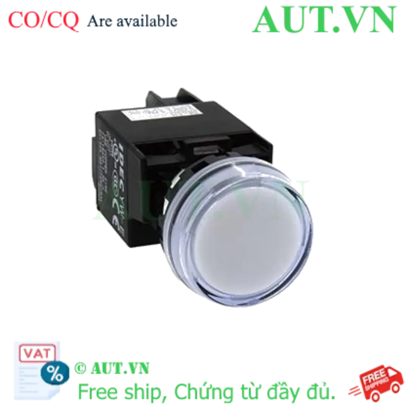 Ảnh của Đèn báo IDEC YW1P-1BEQ4W 24VAC/DC D22 (Trắng)