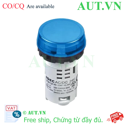 Ảnh của Đèn báo IDEC YW1P-1BUQ4S 24VAC/DC D22 (Xanh)