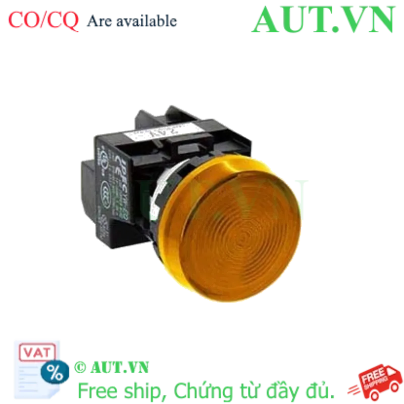 Ảnh của Đèn báo IDEC YW1P-1EQ7A 24VAC/DC D22 (Hổ phách)
