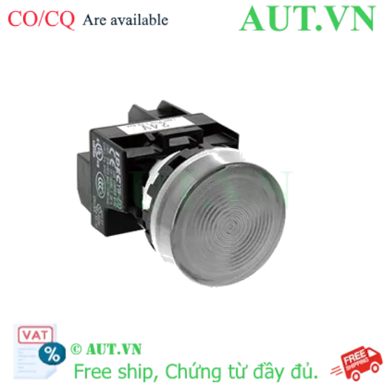 Ảnh của Đèn báo IDEC YW1P-1EQ7W 24VAC/DC D22 (Trắng)