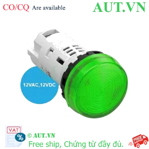 Ảnh của Đèn báo IDEC YW1P-1UQ3G, 12VAC/DC, xanh lá, hàng mới