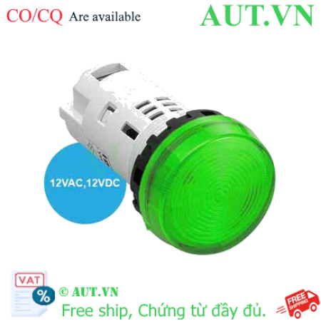 Ảnh của Đèn báo IDEC YW1P-1UQ3G, 12VAC/DC, xanh lá, hàng mới