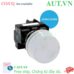 Ảnh của Đèn báo IDEC YW1P-2TEQ4PW 24VAC/DC D22 (Trắng)