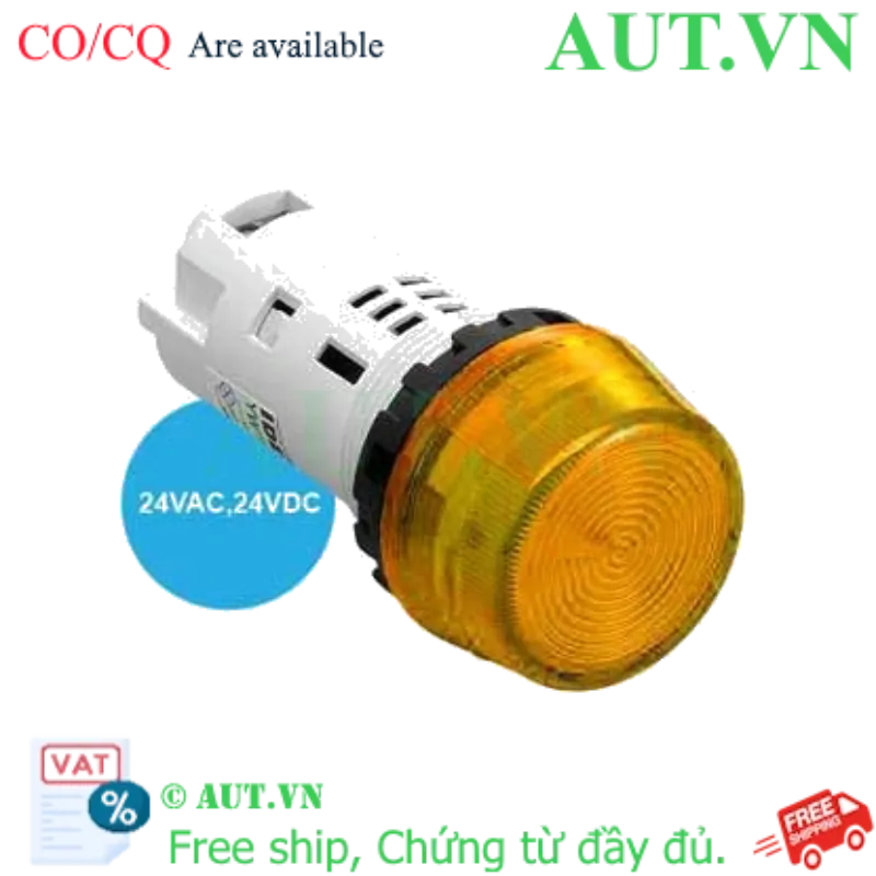 Ảnh của Đèn báo IDEC YW1P-2TUQ4A 24VAC/DC D22 (Hổ phách)