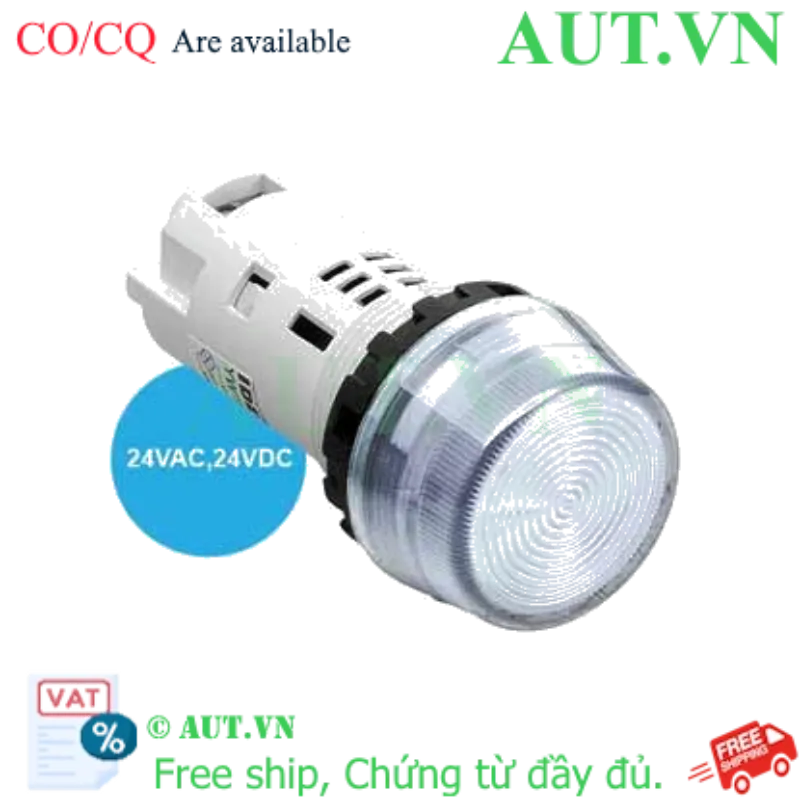 Ảnh của Đèn báo IDEC YW1P-2TUQ4PW 24VAC/DC D22 (Trắng)