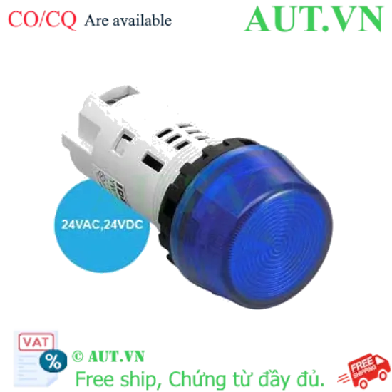 Ảnh của Đèn báo IDEC YW1P-2TUQ4S 24VAC/DC D22 (Xanh)