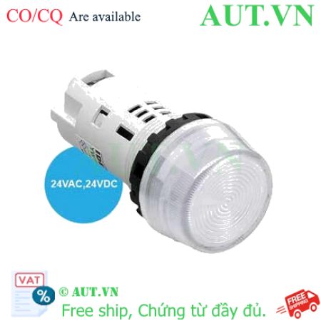 Ảnh của Đèn báo IDEC YW1P-2TUQ4W 24VAC/DC D22 (Trắng)