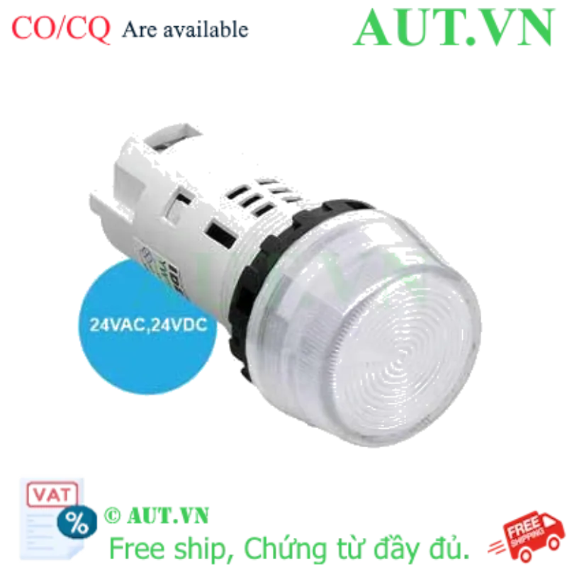 Ảnh của Đèn báo IDEC YW1P-2TUQ4W 24VAC/DC D22 (Trắng)