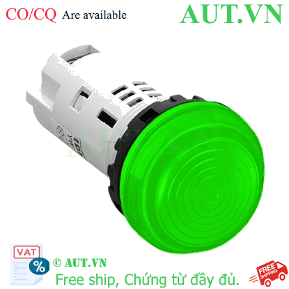 Ảnh của Đèn báo IDEC YW1P-2UQ4G, 24VAC/DC, D22, xanh, mới
