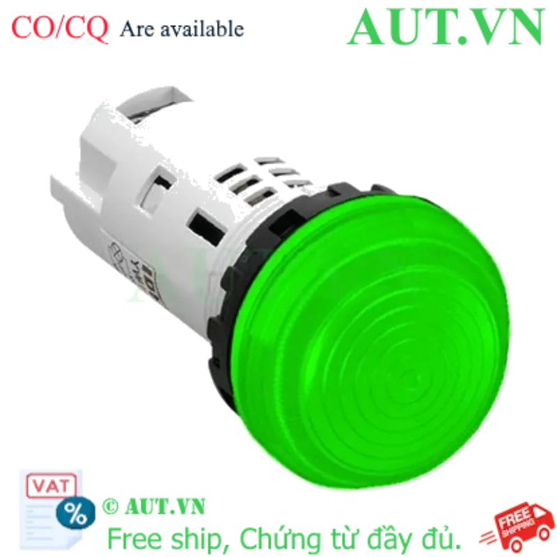 Ảnh của Đèn báo IDEC YW1P-2UQ4G, 24VAC/DC, D22, xanh, mới