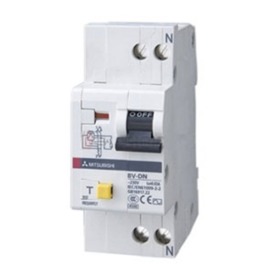 Ảnh của CB chống giật Mitsubishi BV-DN 1PN 6A 30mA 4.5kA