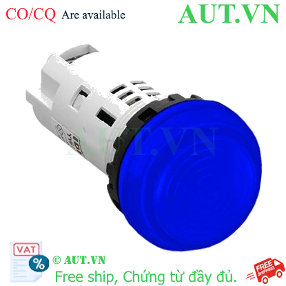 Ảnh của Đèn báo pha 22 IDEC YW1P-2UQM3S, màu xanh da trời, mới