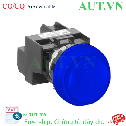 Ảnh của Đèn báo pha phi 22 YW1P-2EQM3S IDEC, màu xanh da trời