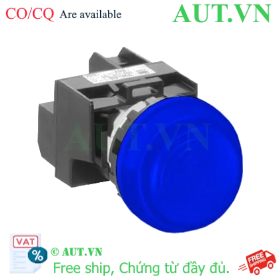 Ảnh của Đèn báo pha phi 22 YW1P-2EQM3S IDEC, màu xanh da trời