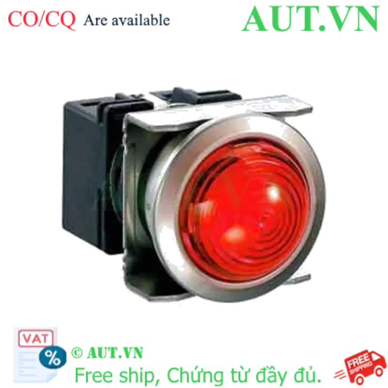 Ảnh của Đèn báo phẳng phi 18 IDEC LB6MP-2T03VR 